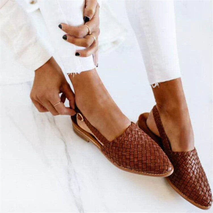 NARISSE | ELEGANT HANDWOVEN MOCCASINS