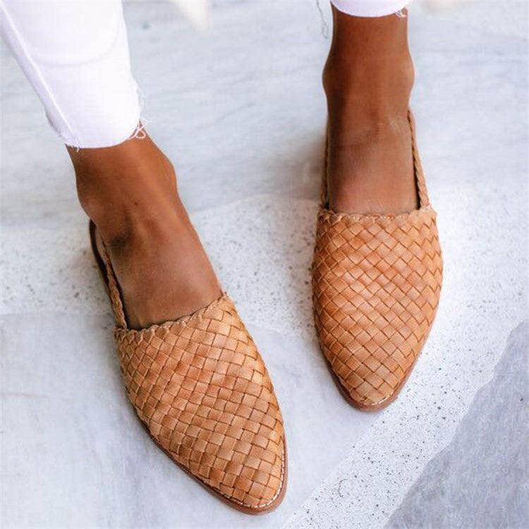 NARISSE | ELEGANT HANDWOVEN MOCCASINS
