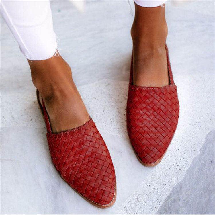 NARISSE | ELEGANT HANDWOVEN MOCCASINS