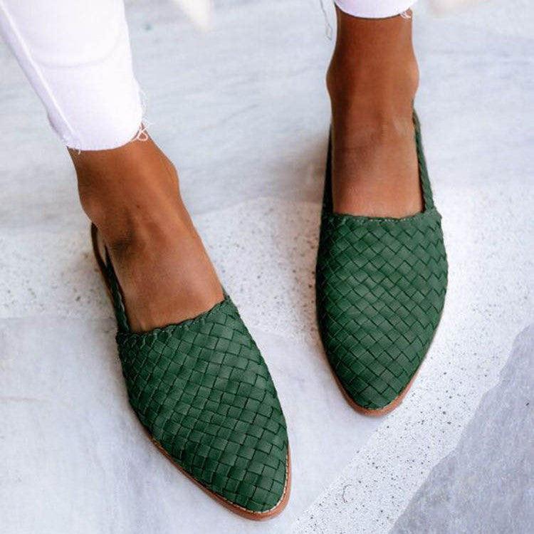NARISSE | ELEGANT HANDWOVEN MOCCASINS