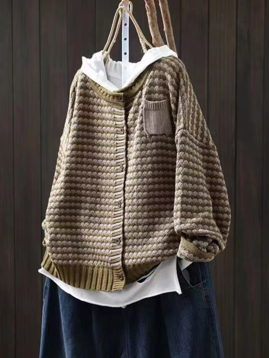 THE ALVERRA | TEXTURED KNIT CARDIGAN