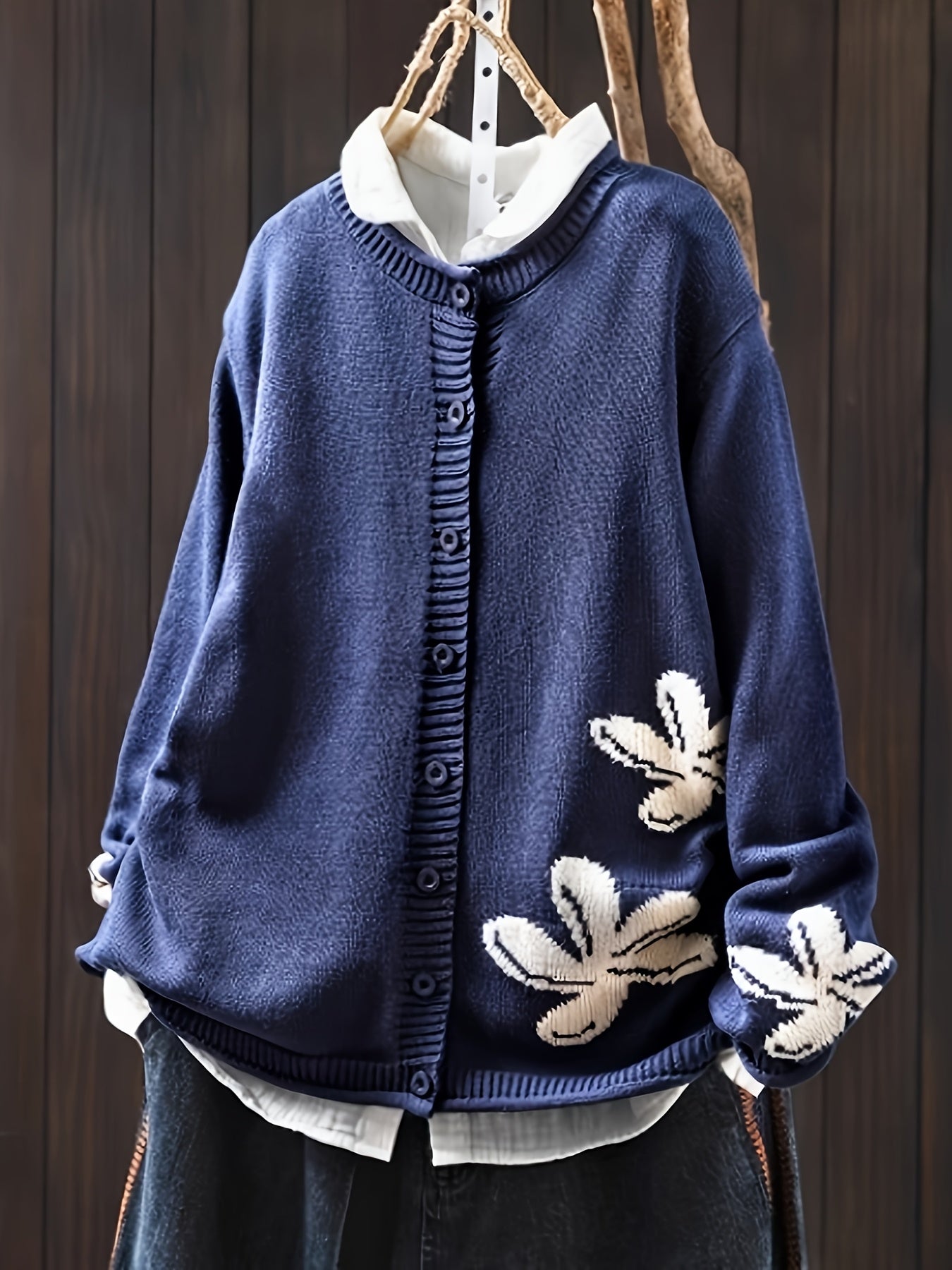 THE EVELISSE | FLORAL KNIT