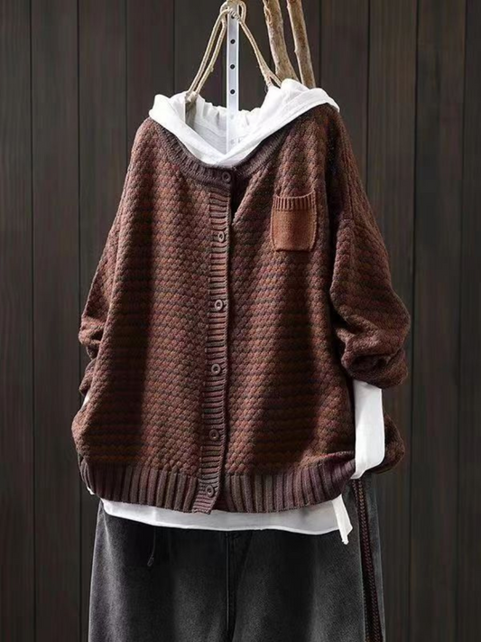 THE ALVERRA | TEXTURED KNIT CARDIGAN