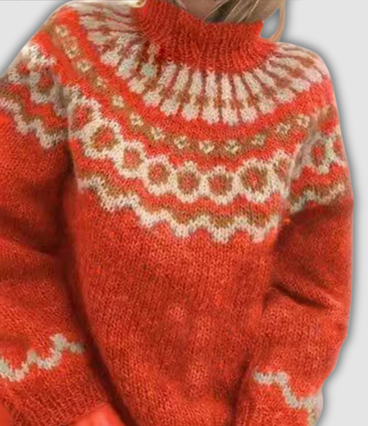 THE VALENORA | RETRO TURTLENECK SWEATER