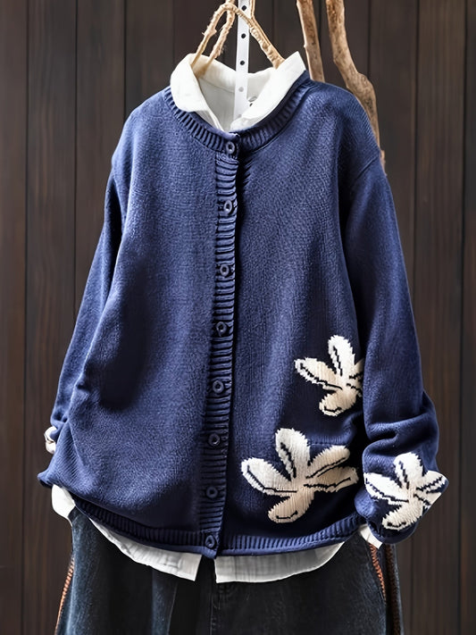 THE EVELISSE | FLORAL KNIT