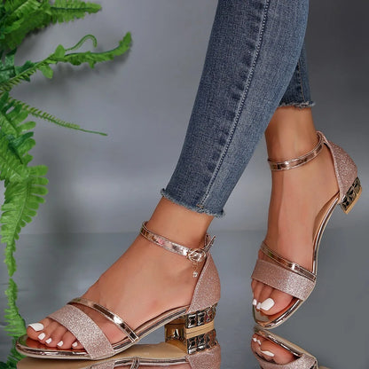 GRISELVA | OPEN-TOE ANKLE STRAP SANDALS
