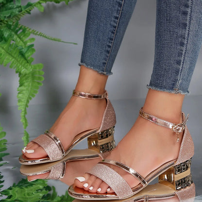 GRISELVA | OPEN-TOE ANKLE STRAP SANDALS