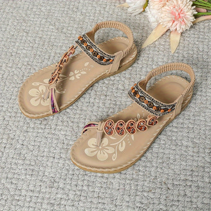 BELLIORA | BEADED COMFORT SANDALS